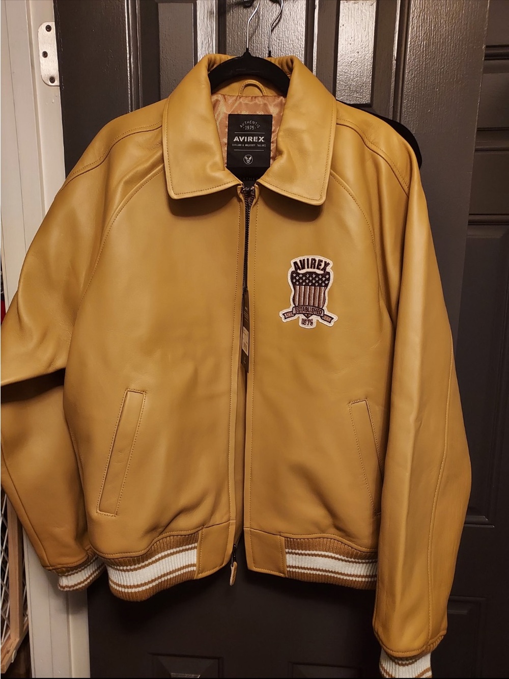Timberland x
Avirex Icon Jacket
- Dark Wheat, size large
